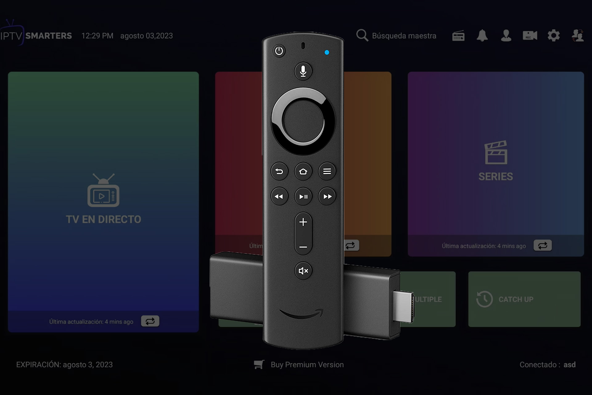 Instalar IPTV Smarters en Fire TV