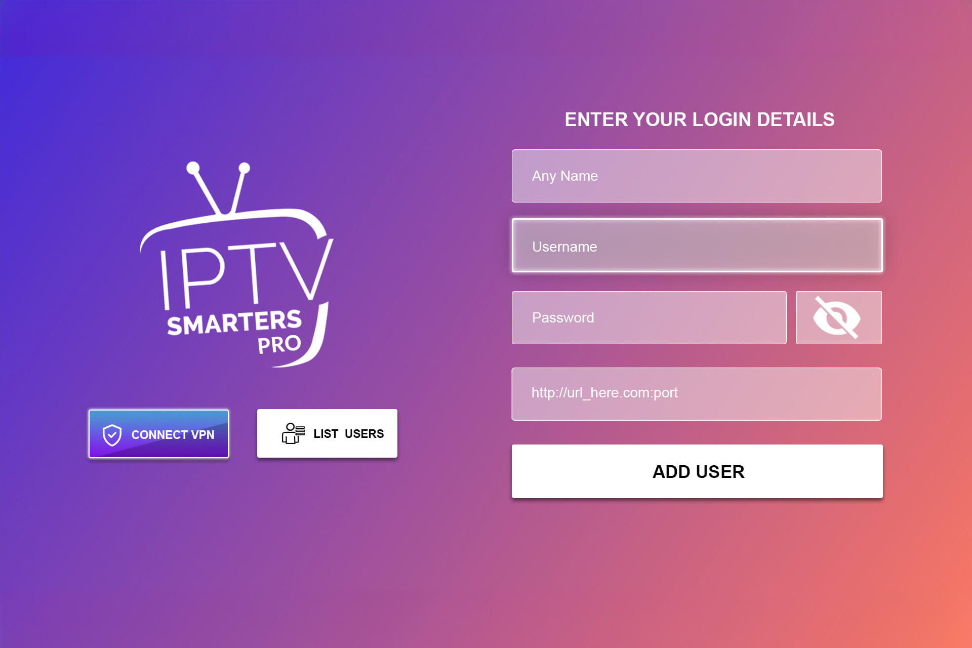 Reproductor IPTV Smarters Pro